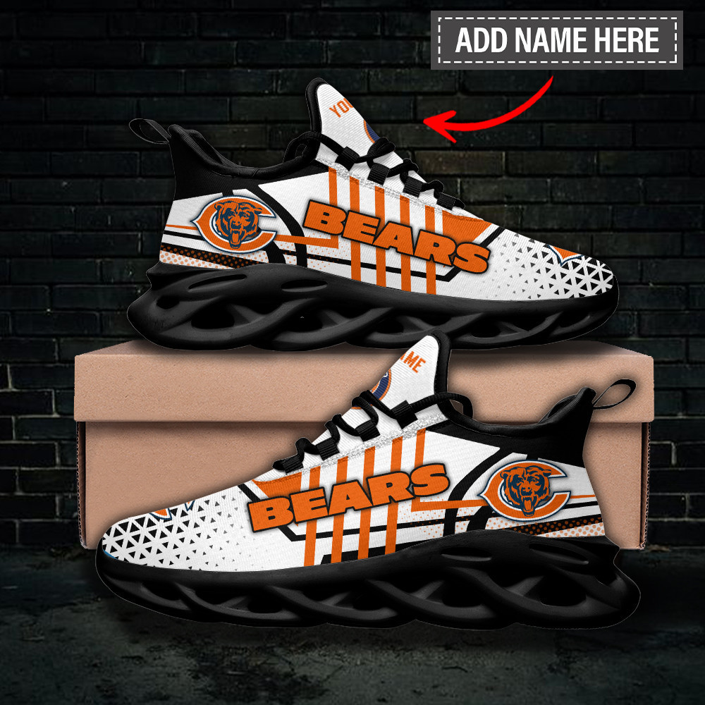 chicago bears personalized yezy running sneakers bg281 k1gwn