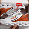 chicago bears personalized yezy running sneakers bg60 cy1mj