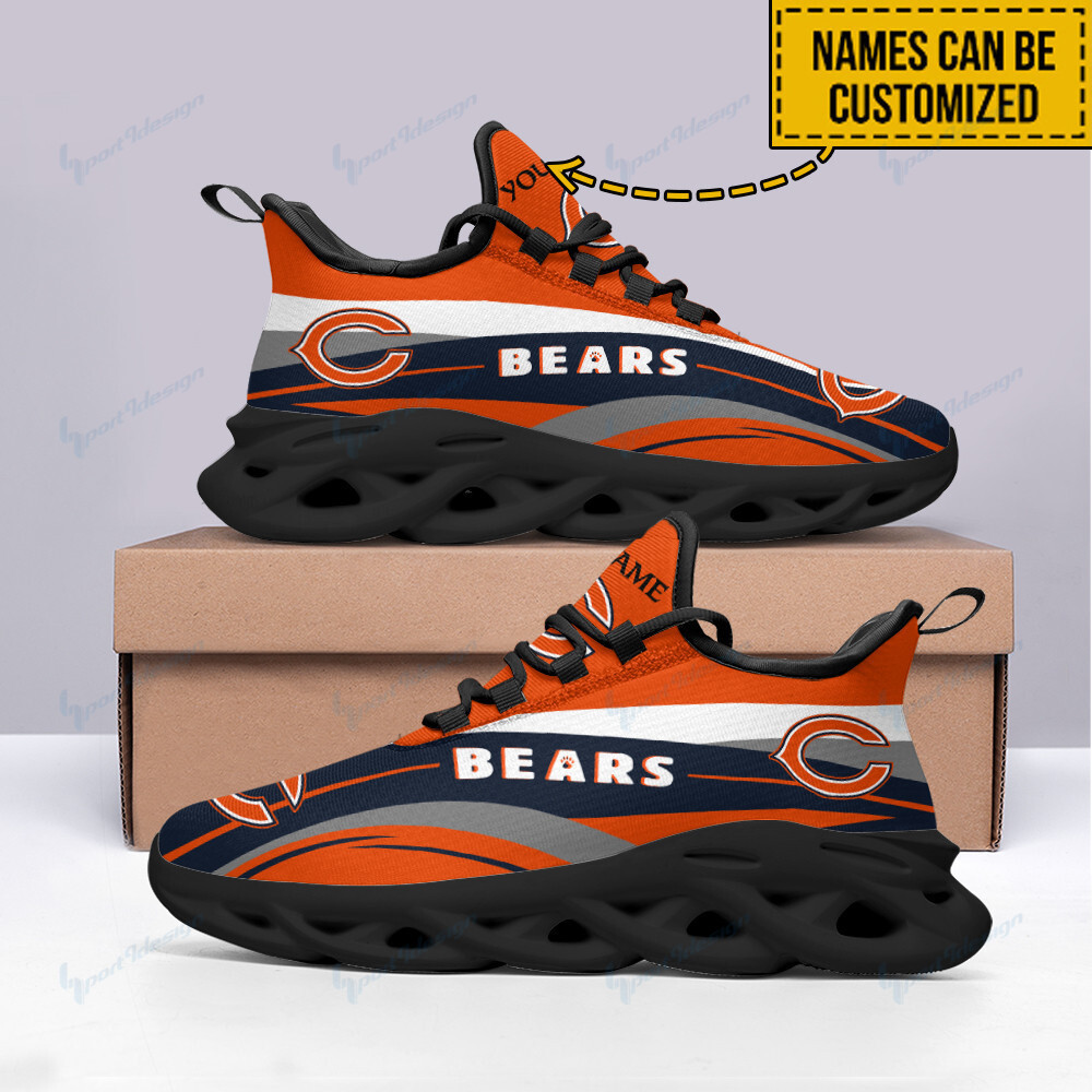 chicago bears personalized yezy running sneakers spd155 kq9jz