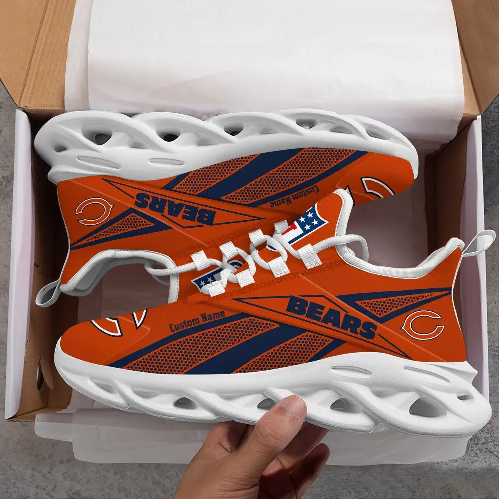 chicago bears personalized yezy running sneakers spd518 yit7h