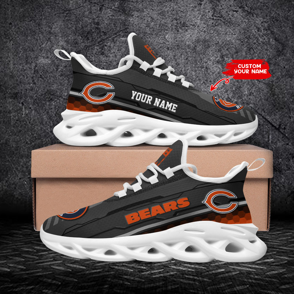chicago bears personalized yezy running sneakers spd671 k3xhx