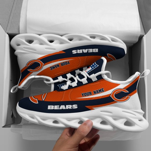 chicago bears white max soul shoes custom your name sports gift for fan sport gifts ehivm 53410 ledwu