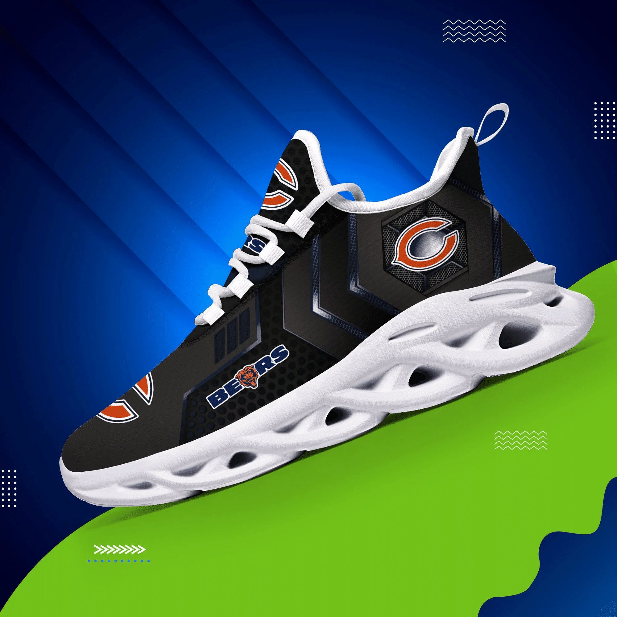 chicago bears yezy running sneakers 206 oqbwp