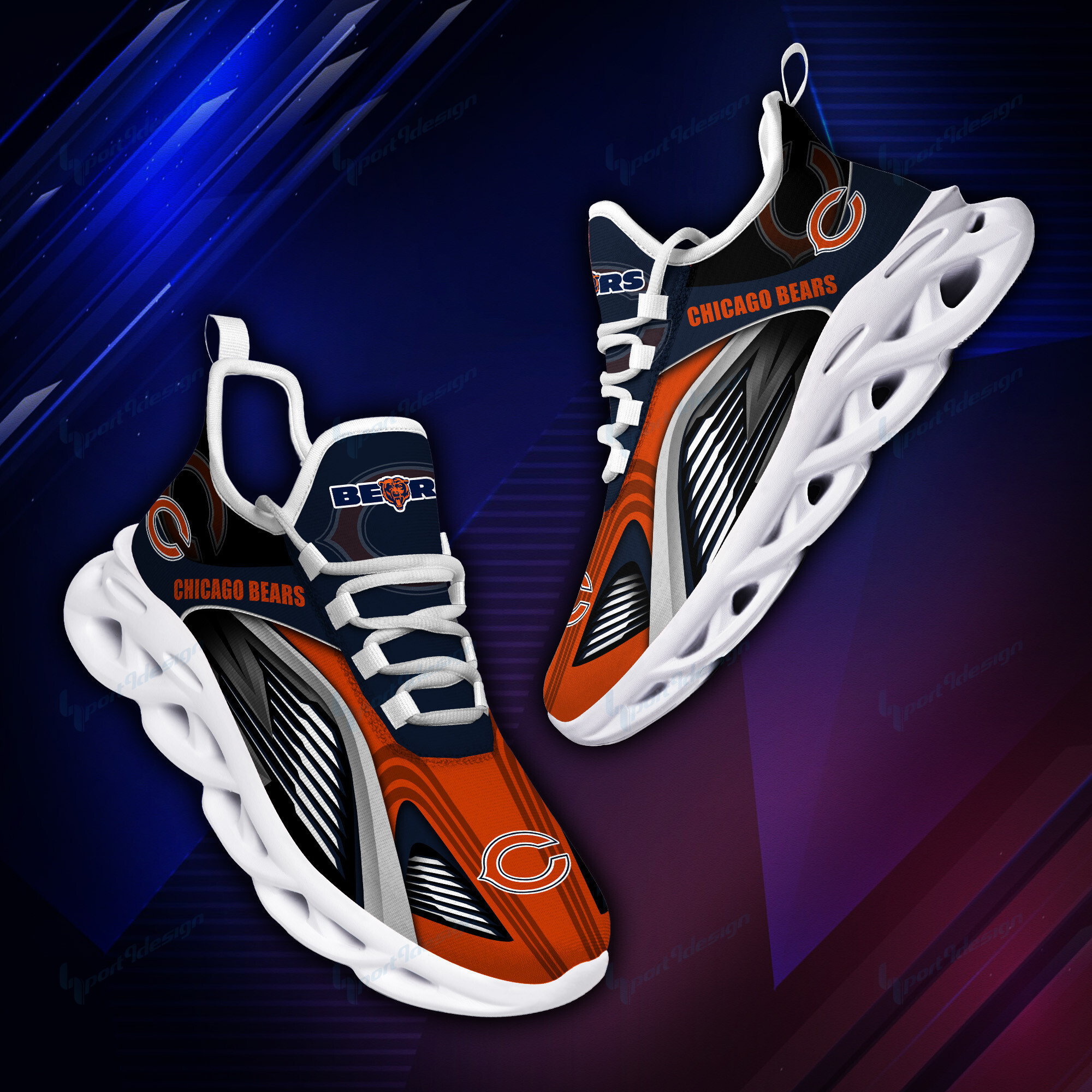chicago bears yezy running sneakers bb952 lzrm2