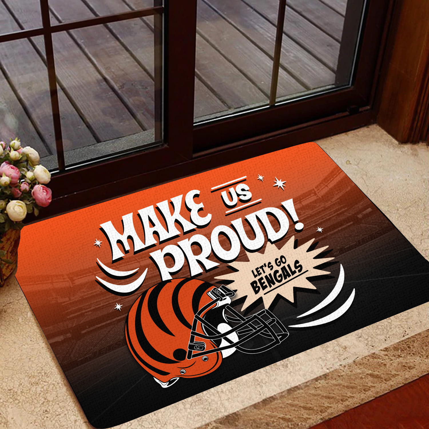 cincinnati bengals doormat bg208 emnua