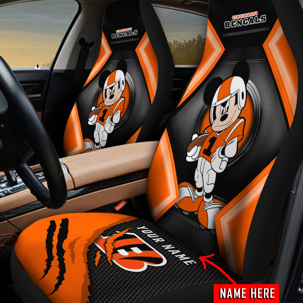 cincinnati bengals personalized car seat covers bg482 e9av4