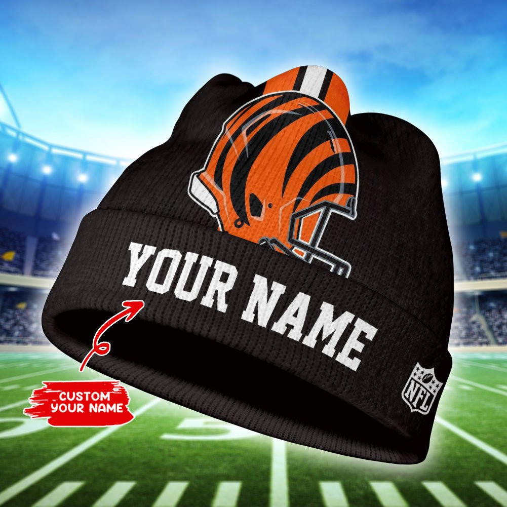 cincinnati bengals personalized wool beanie 148 amy5w