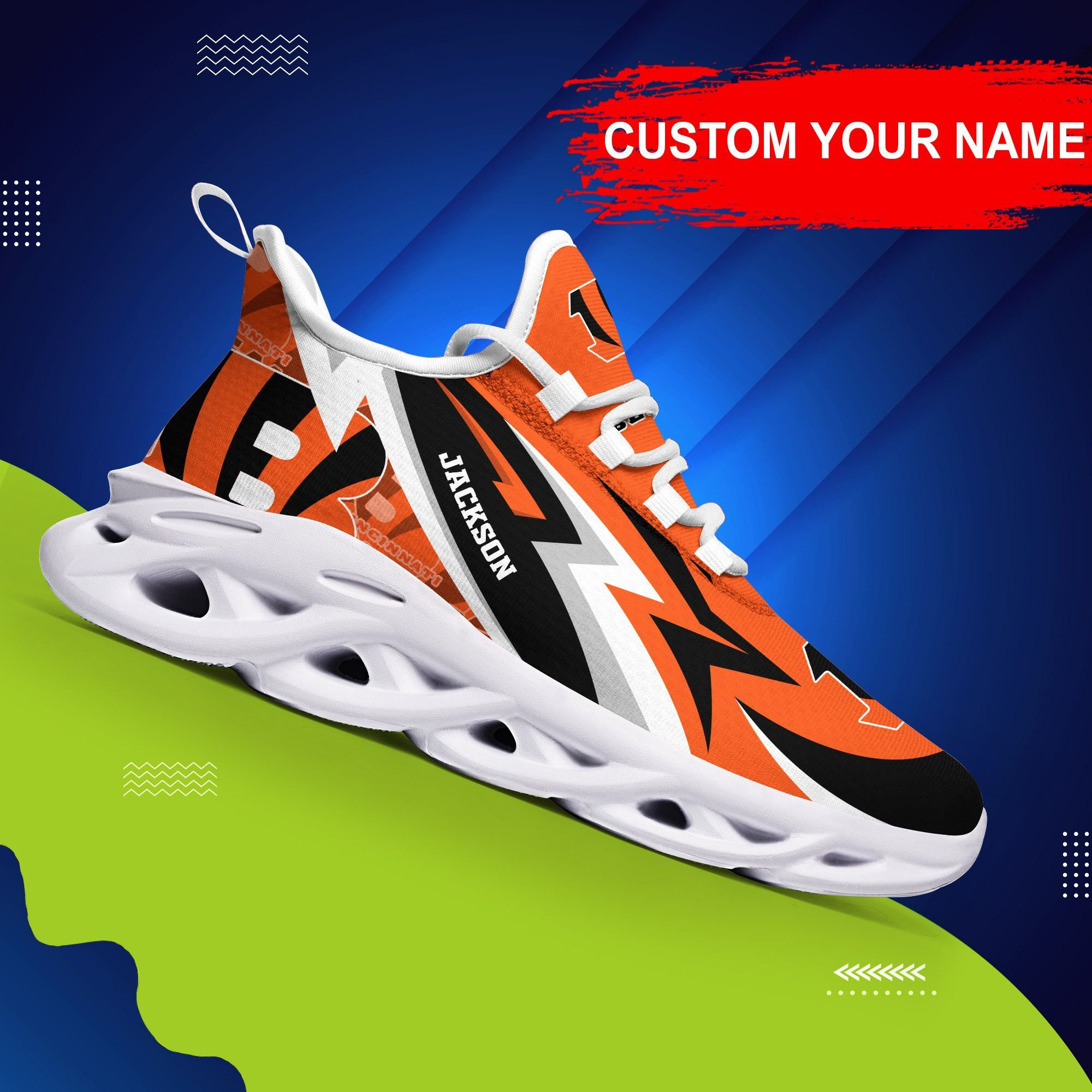 cincinnati bengals personalized yezy running sneakers 394 rhhid