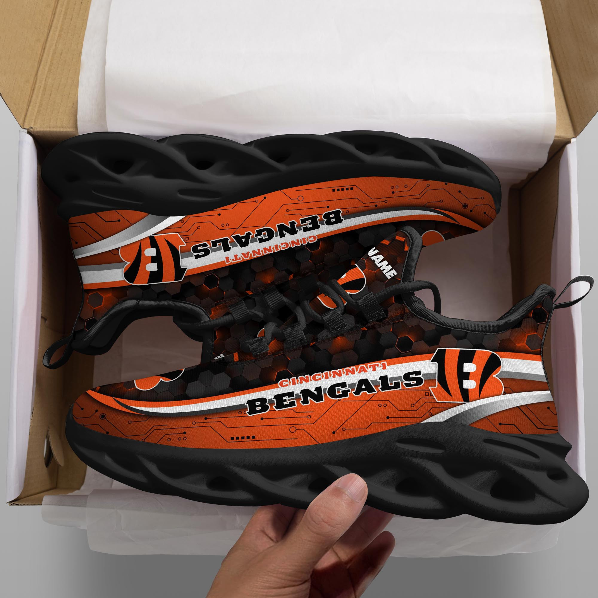 cincinnati bengals personalized yezy running sneakers 89 jwzjc