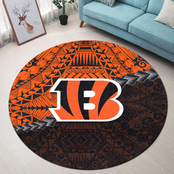 cincinnati bengals round rug 23 jcvqj
