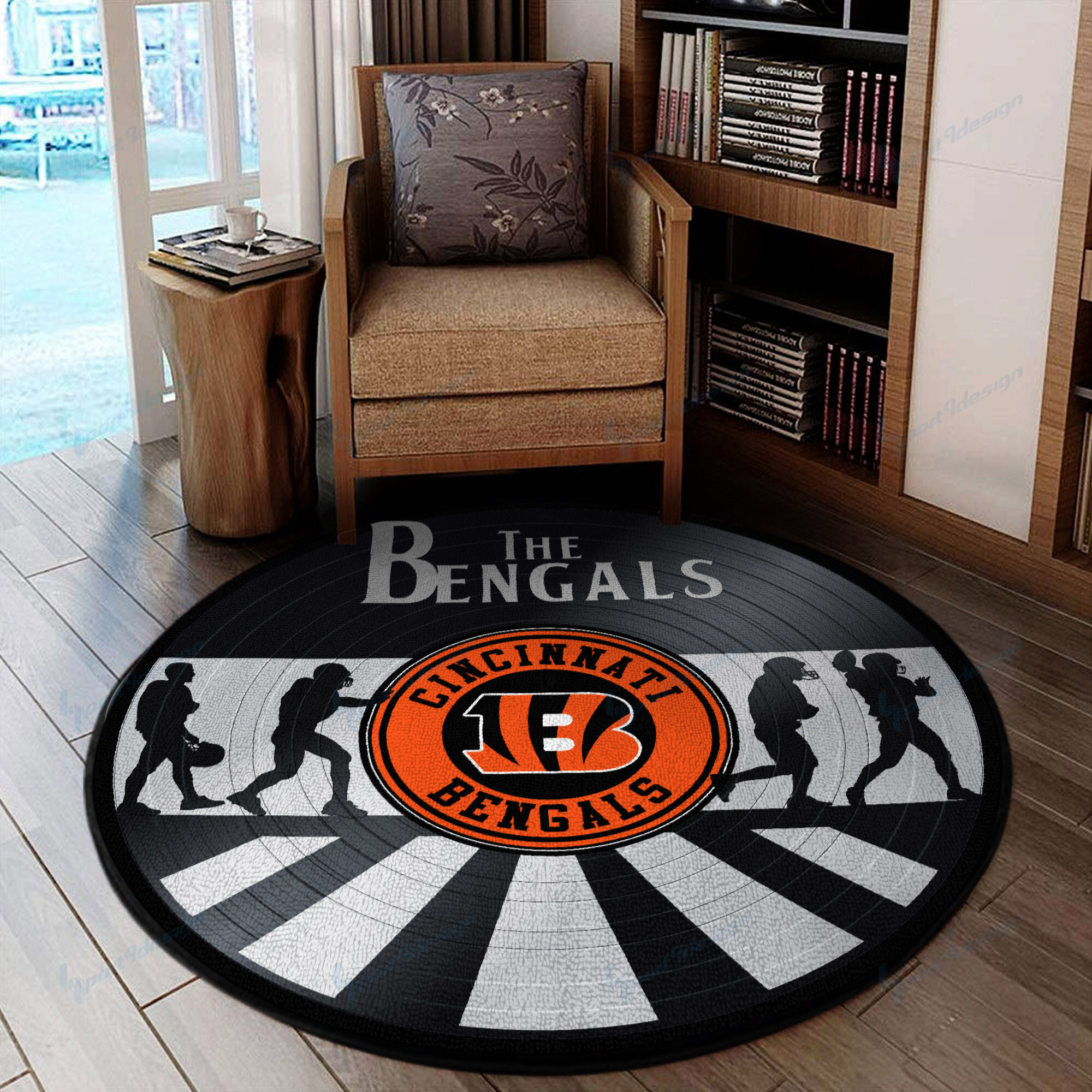 cincinnati bengals round rug 90 la5af