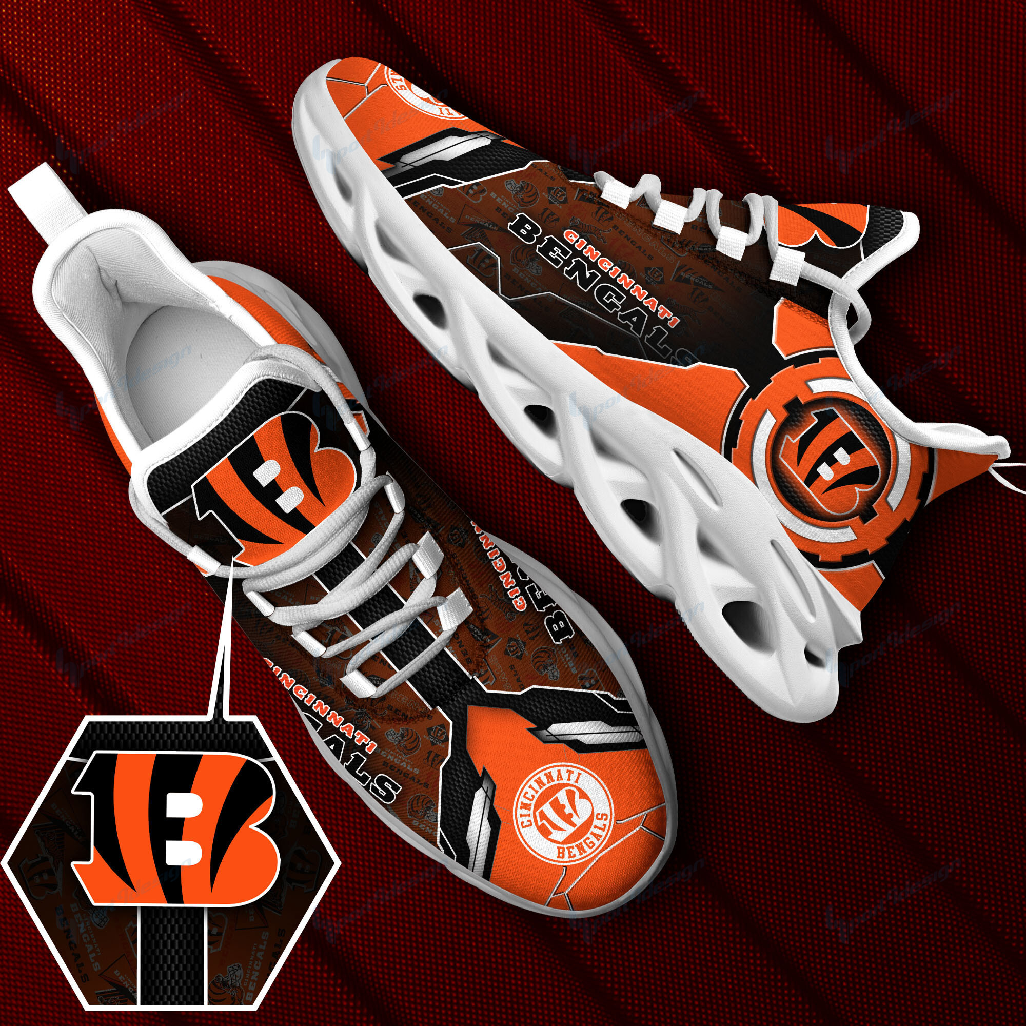 cincinnati bengals yezy running sneakers spd11 umhdy