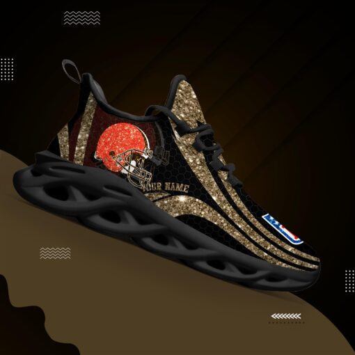 cleveland browns personalized yezy running sneakers bg868 kjflu