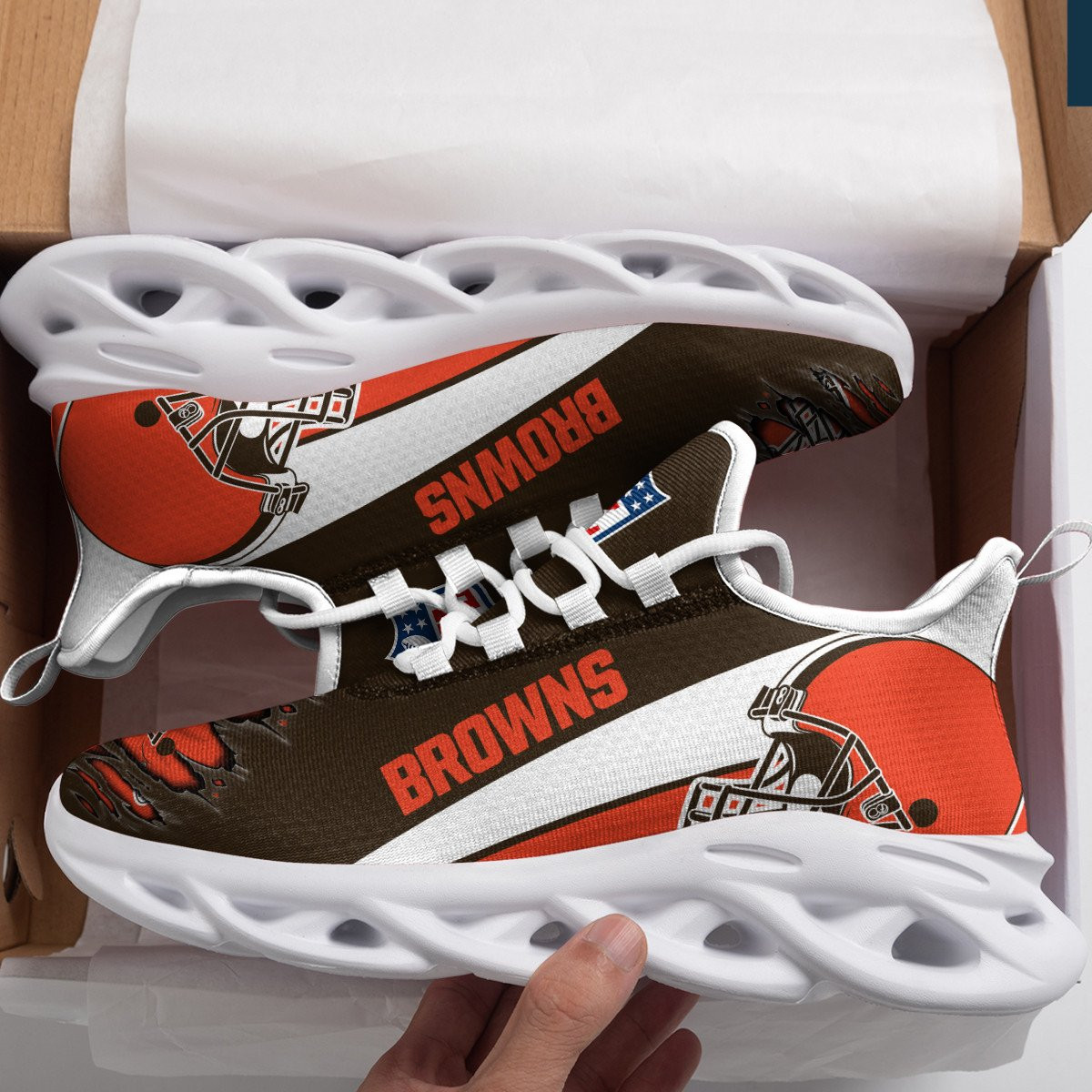 cleveland browns yezy running sneakers 973 daj53