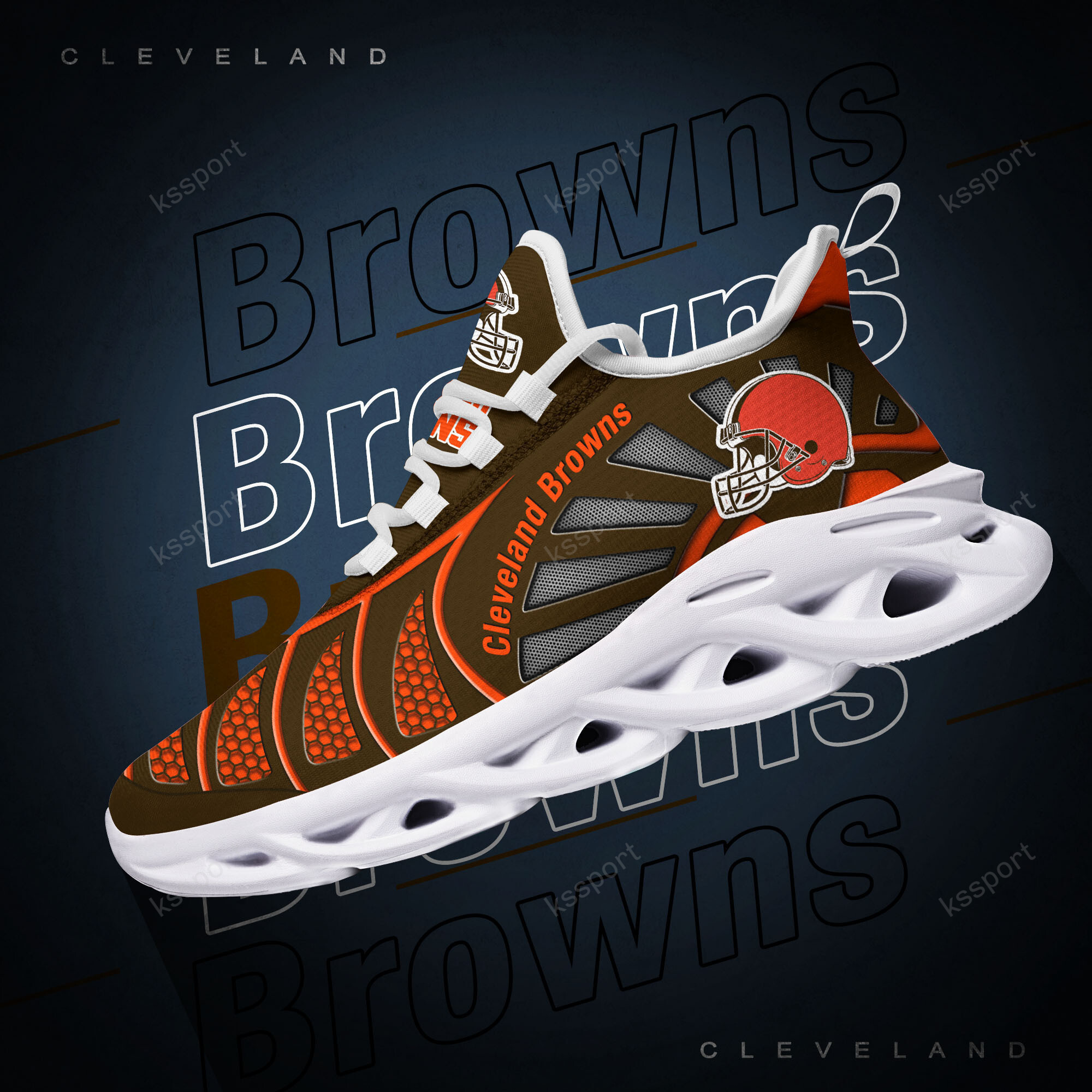 cleveland browns yezy running sneakers bg993 mjgsn