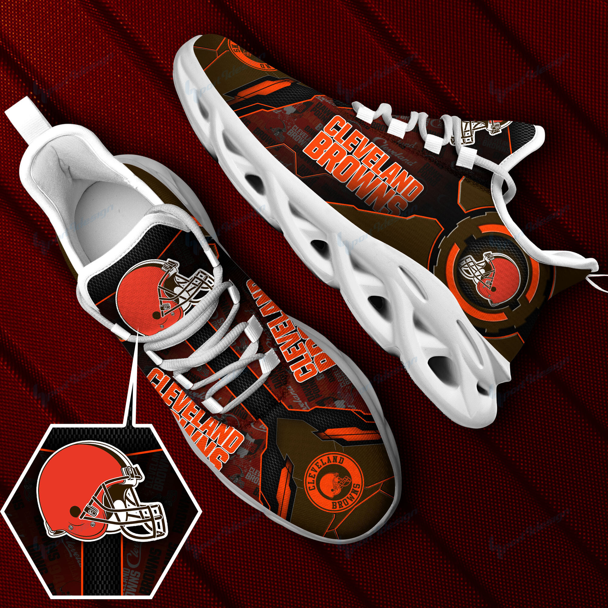 cleveland browns yezy running sneakers spd12 th8vc
