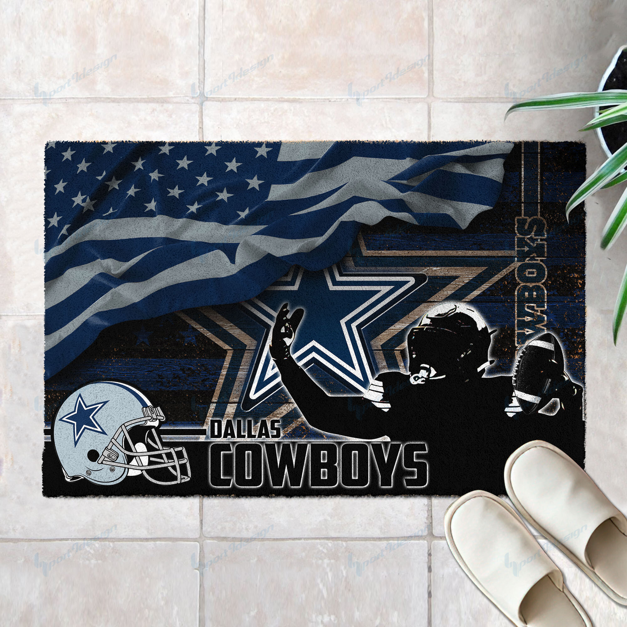 dallas cowboys doormat bg39 j1p4r