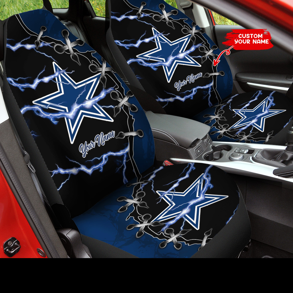 dallas cowboys personalized car seat covers bg240 bano4