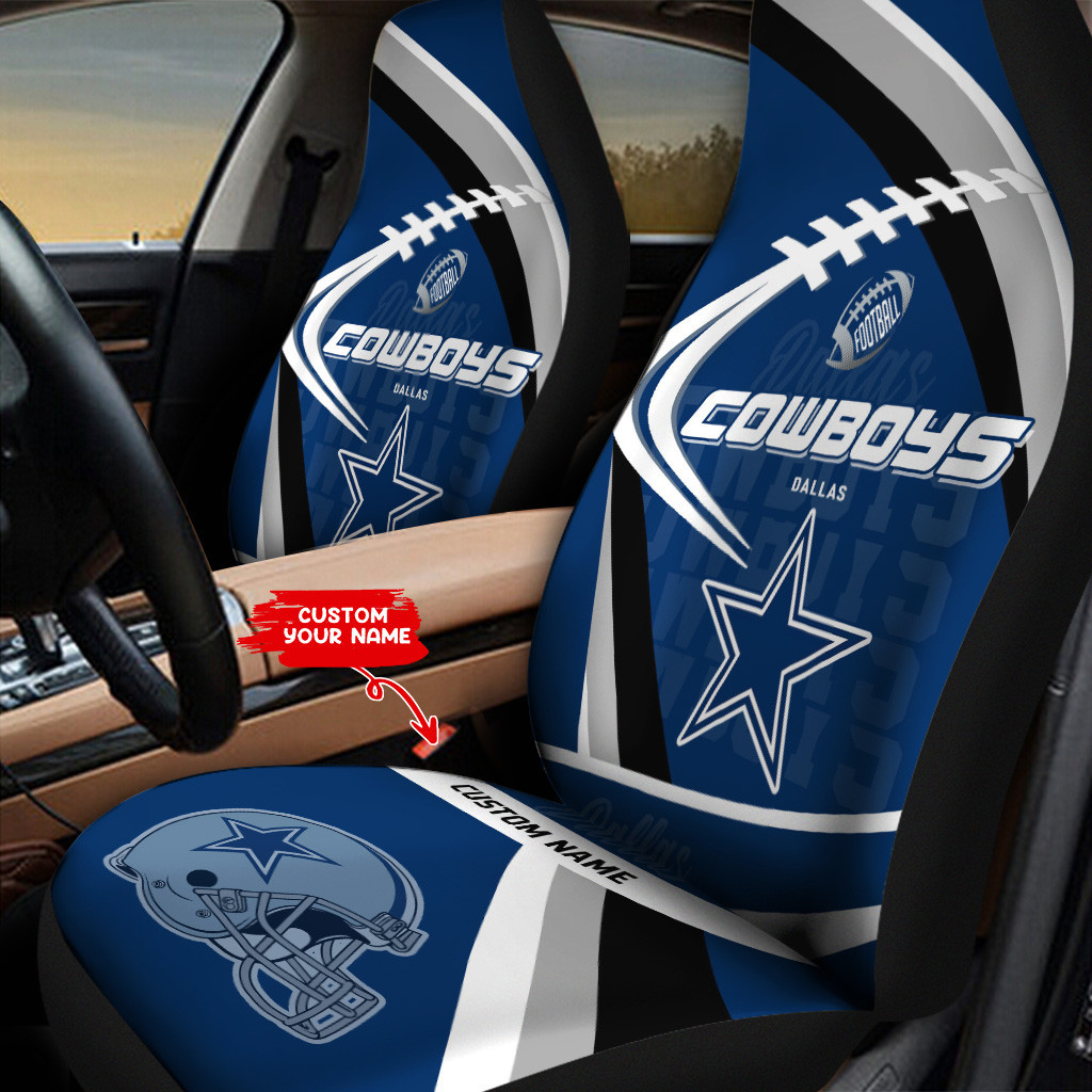 dallas cowboys personalized car seat covers bg256 nzpfo