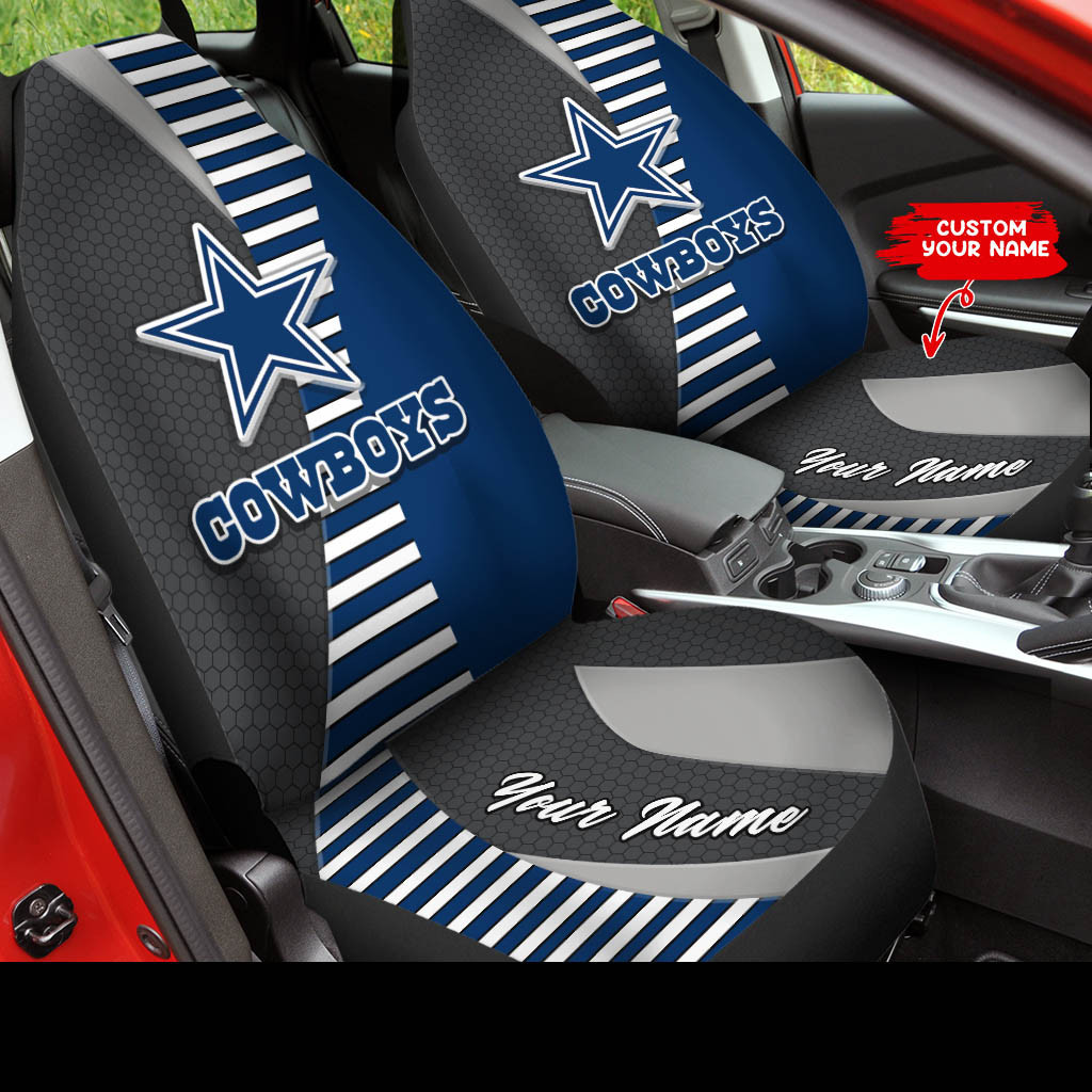 dallas cowboys personalized car seat covers bg275 cvchy
