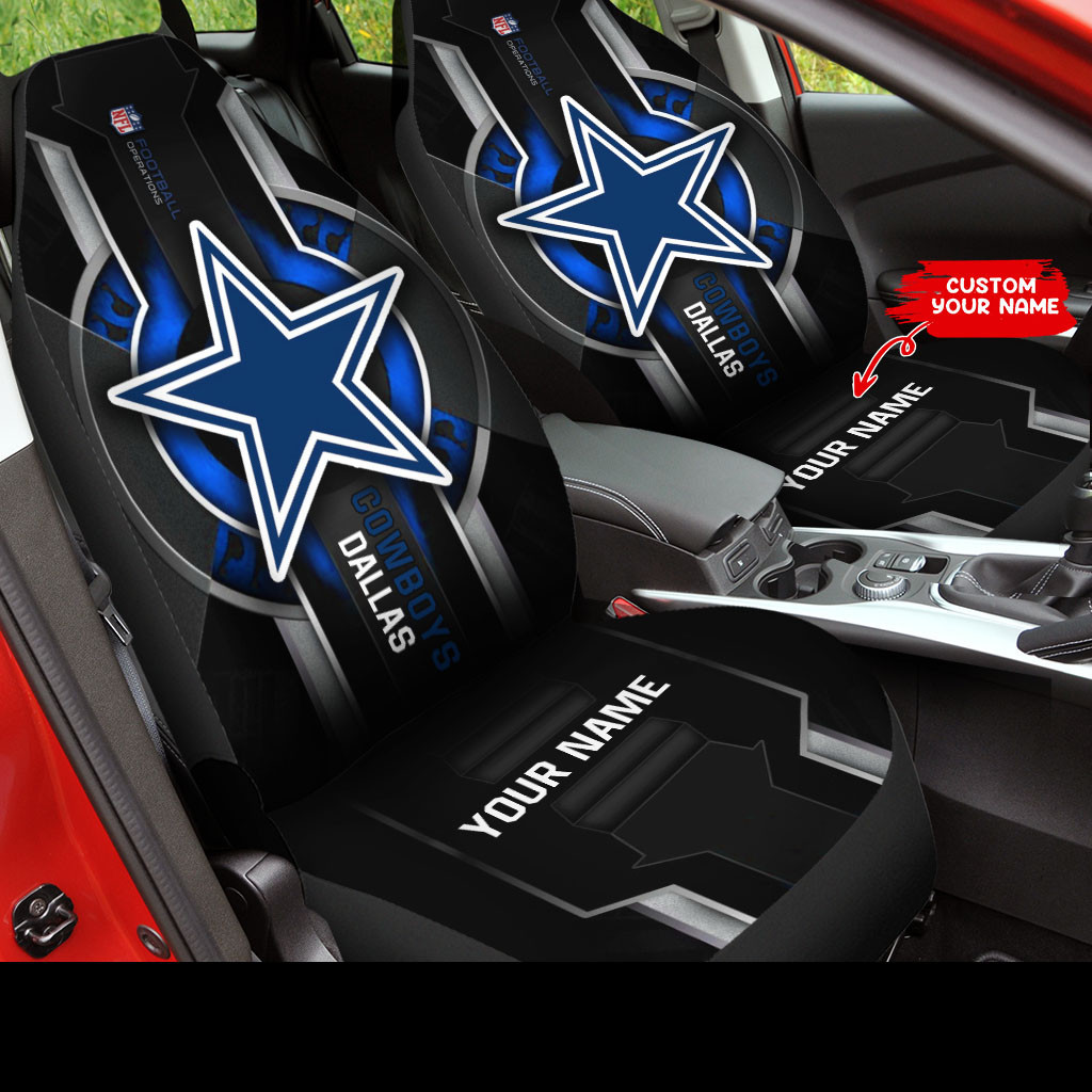 dallas cowboys personalized car seat covers bg301 iuvau