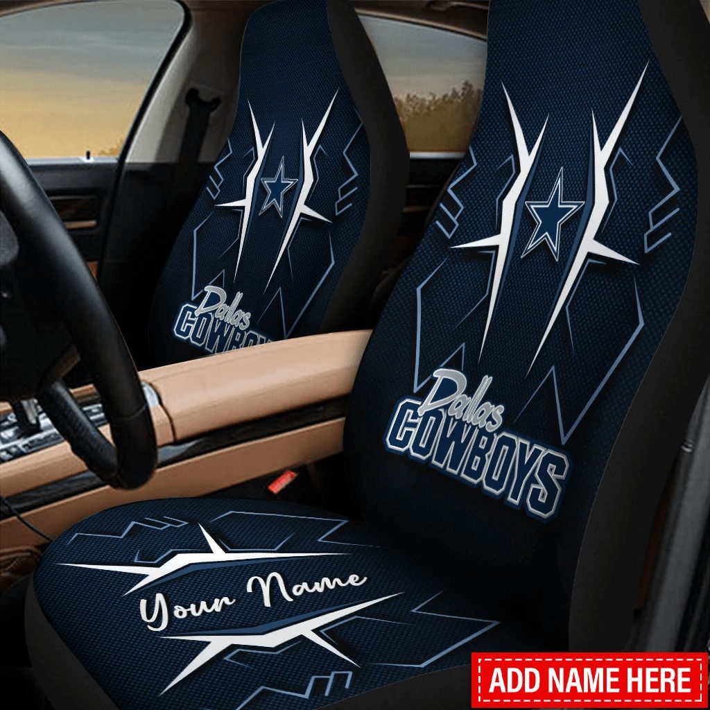 dallas cowboys personalized car seat covers bg323 8t1mw