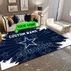 dallas cowboys personalized premium rectangle rug 49 tttzs