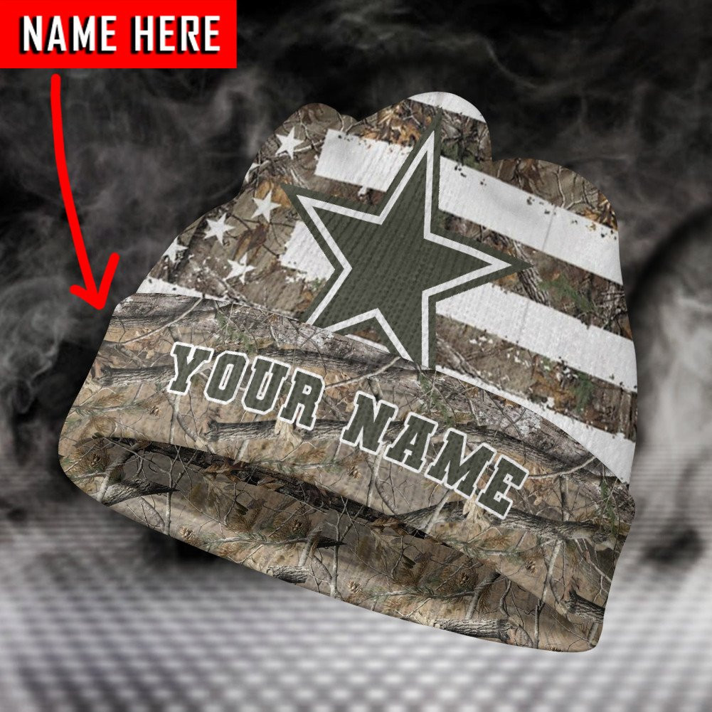 dallas cowboys personalized wool beanie 156 jjean