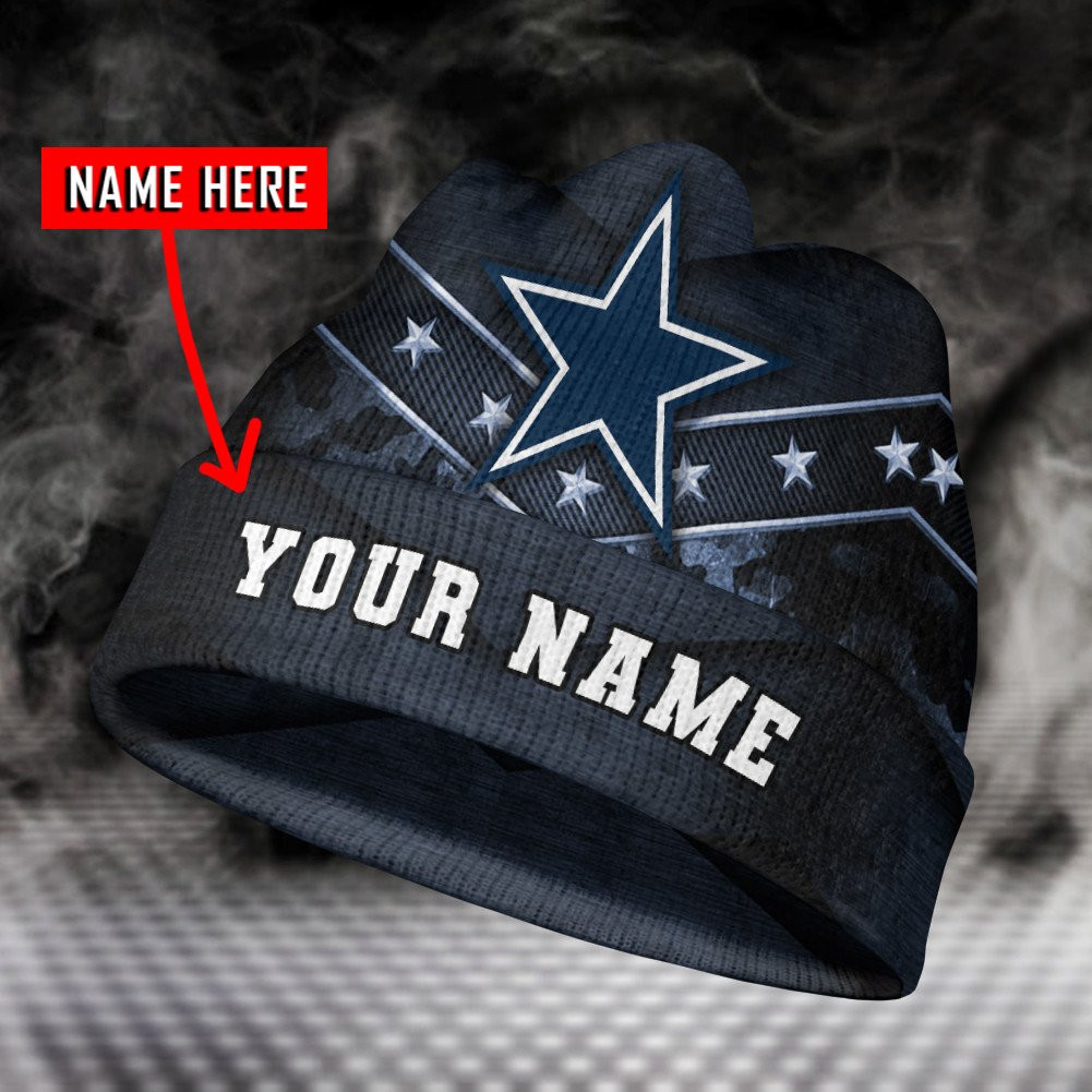 dallas cowboys personalized wool beanie 159 gkf74