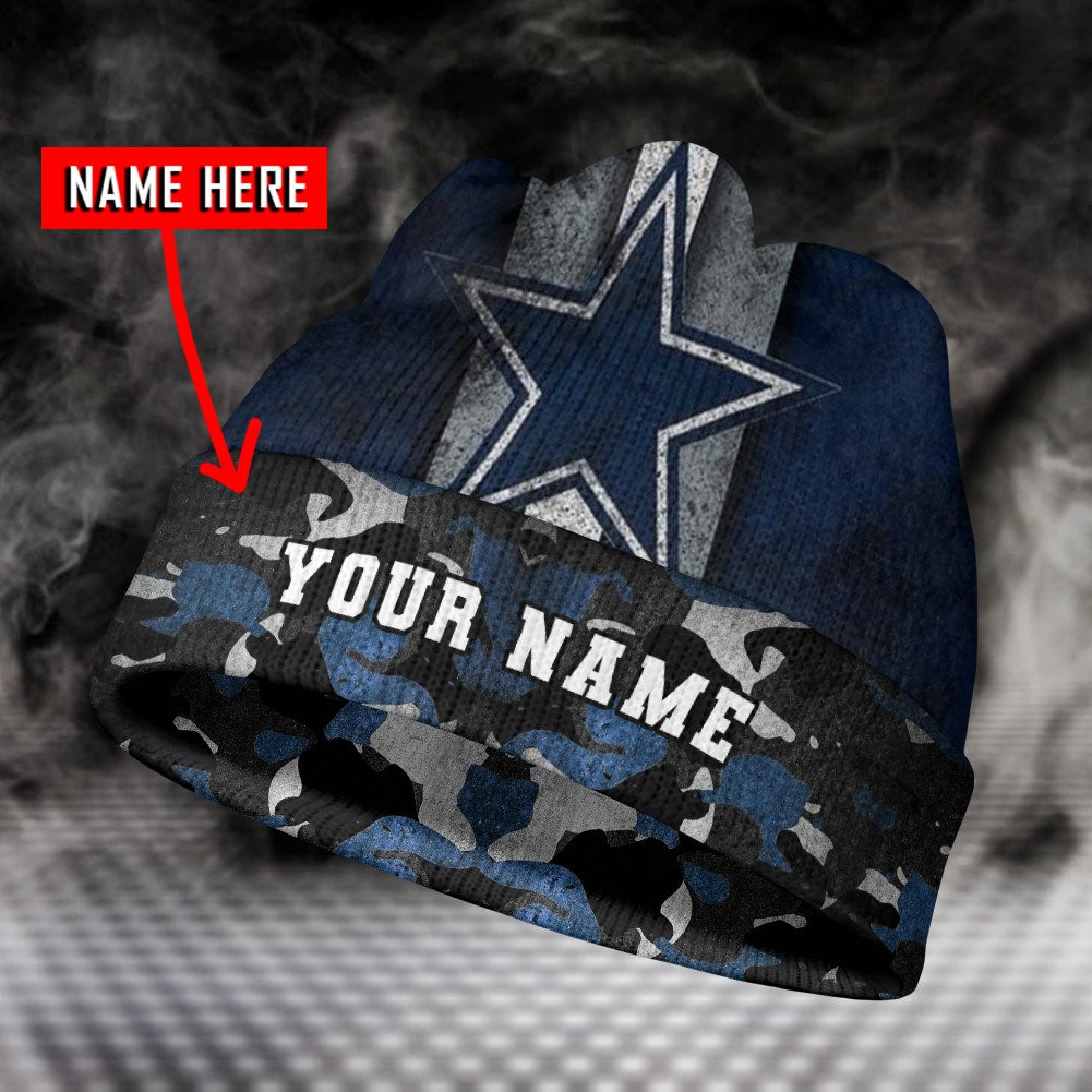 dallas cowboys personalized wool beanie 162 yw407