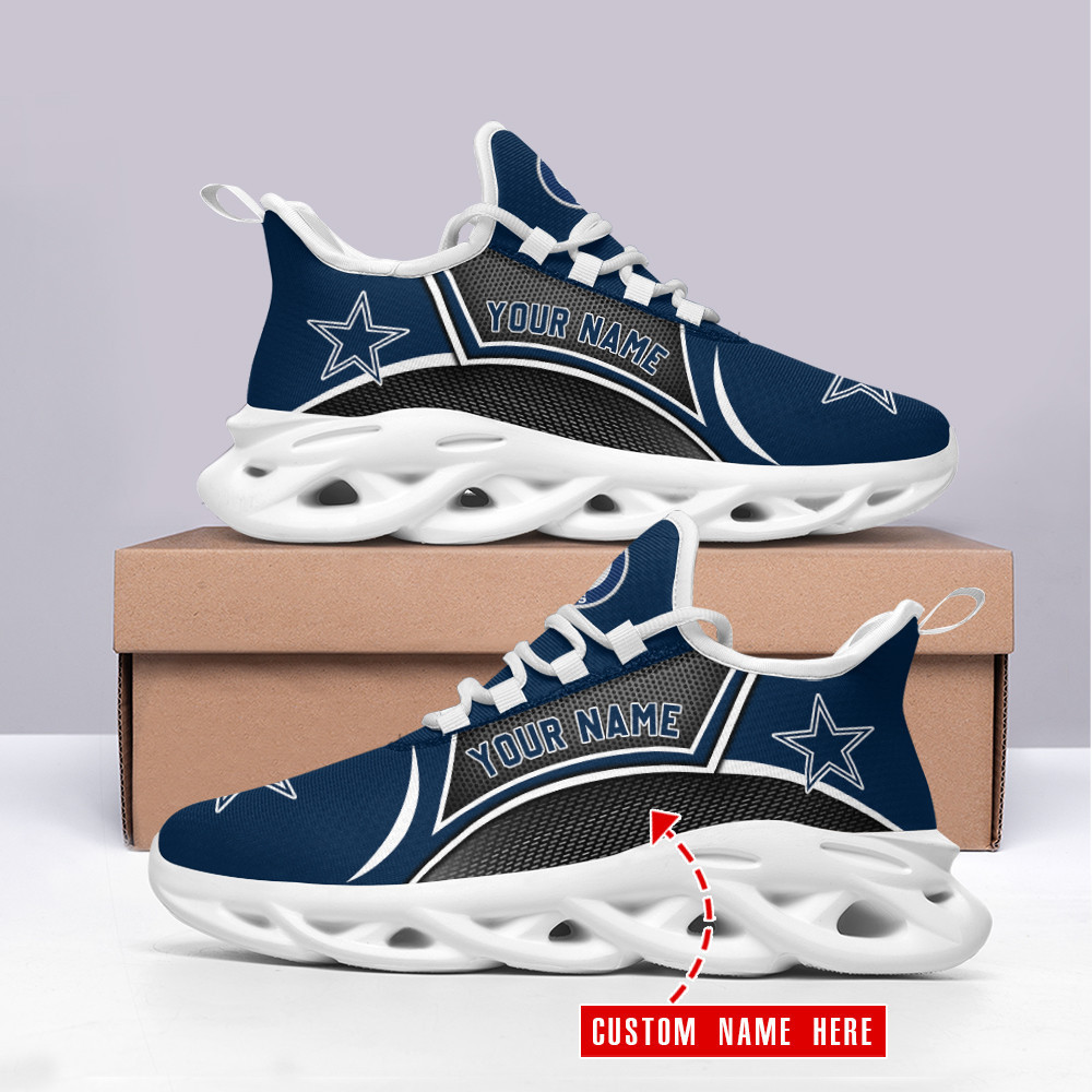 dallas cowboys personalized yezy running sneakers bg298 wla06
