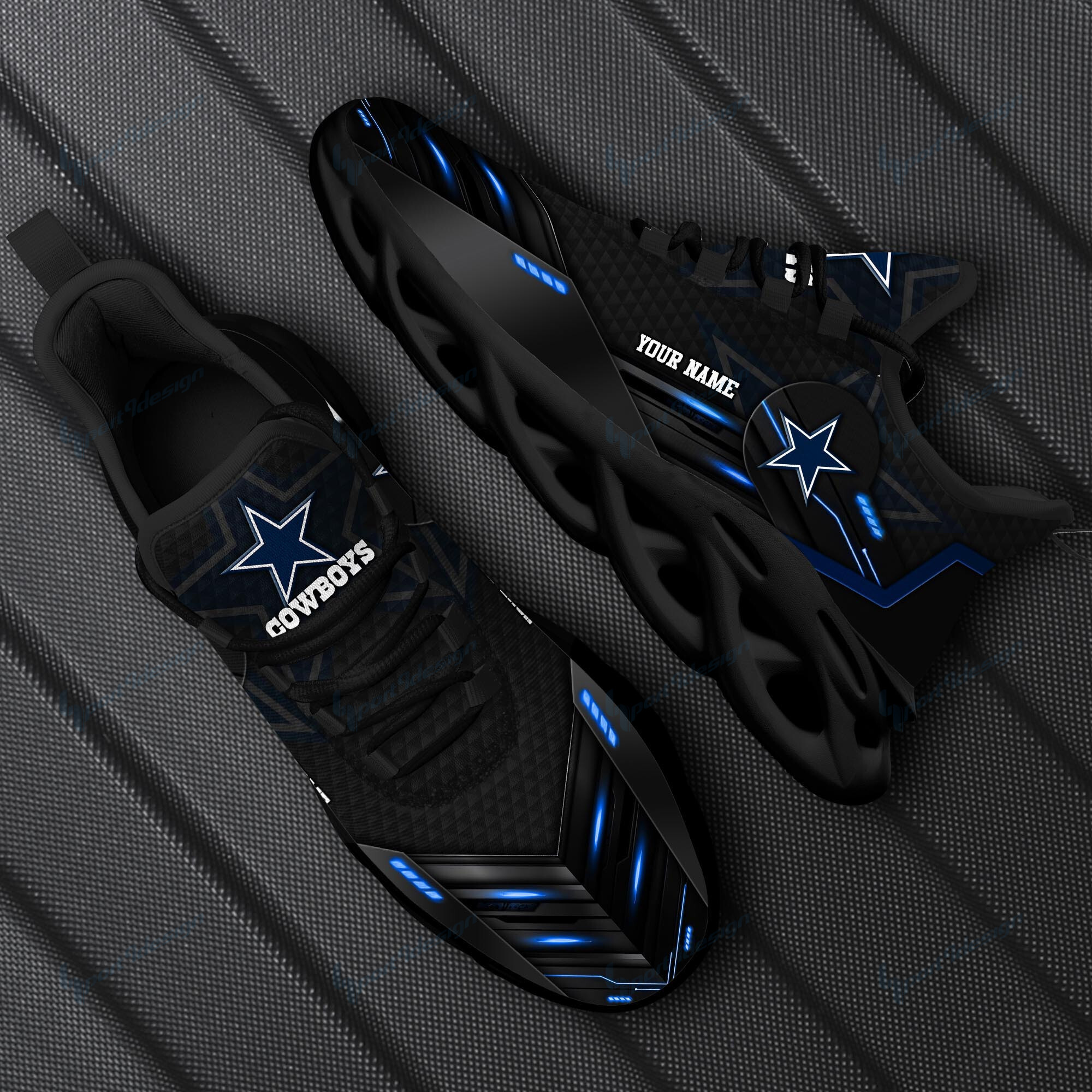 dallas cowboys personalized yezy running sneakers spd233 yilwu