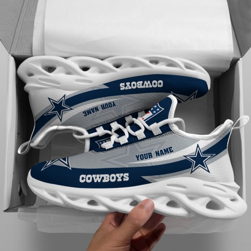 dallas cowboys white max soul shoes custom your name sports gift for fan sport gifts ehivm 53410 pqhvl