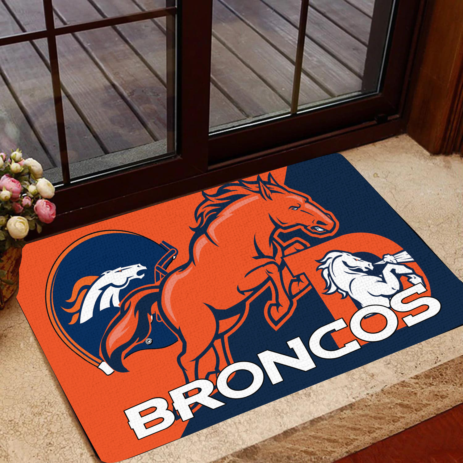 denver broncos doormat bg316 bpqom