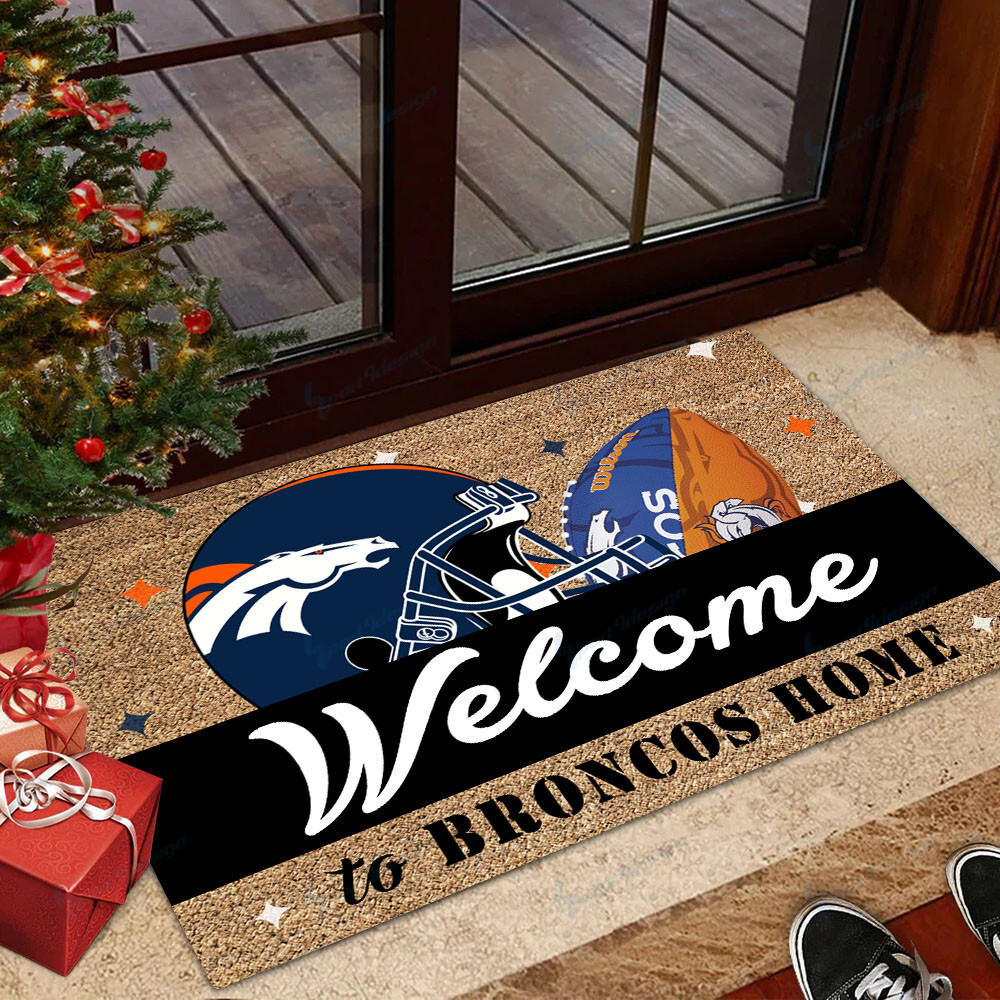 denver broncos doormat bg71 dbbuv