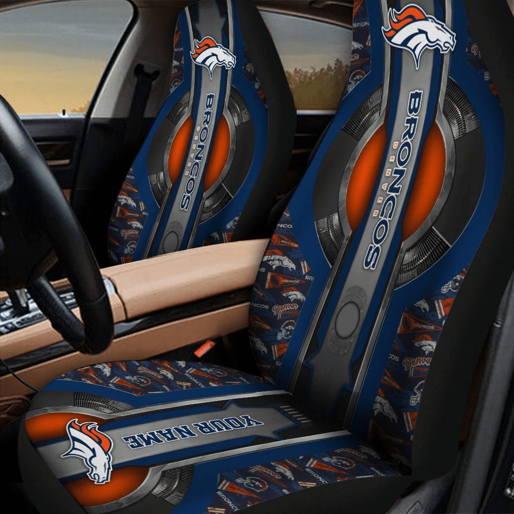 denver broncos personalized car seat covers bg339 yir5j