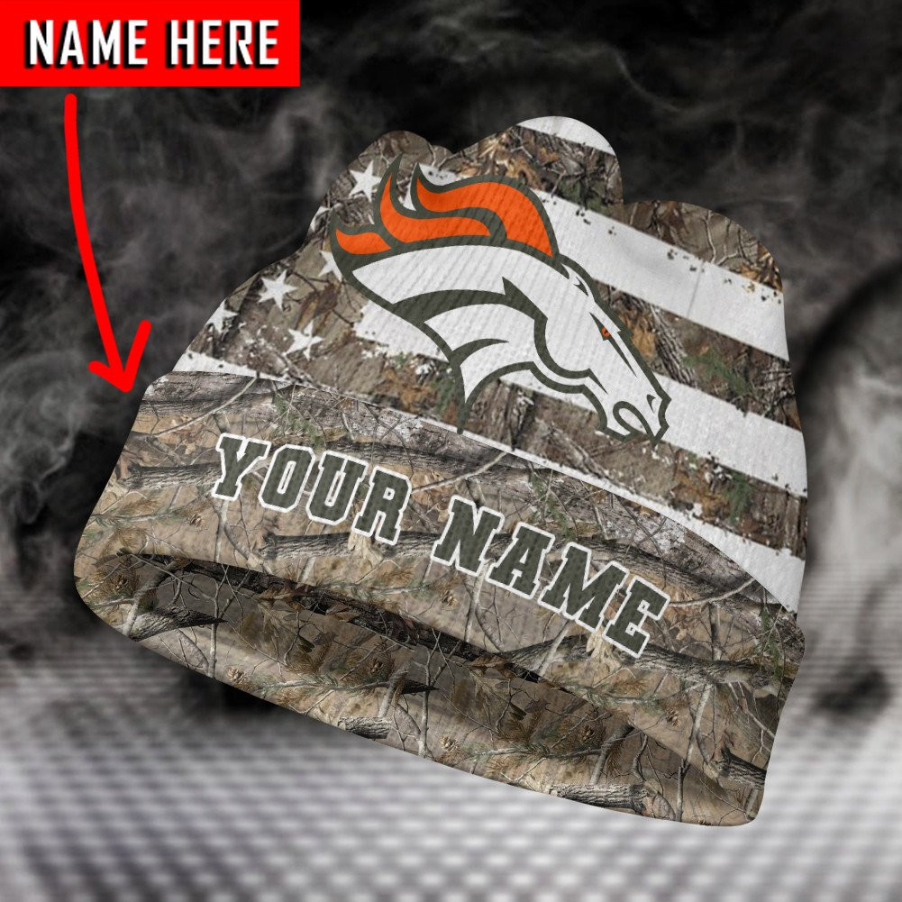denver broncos personalized wool beanie 155 xnvry