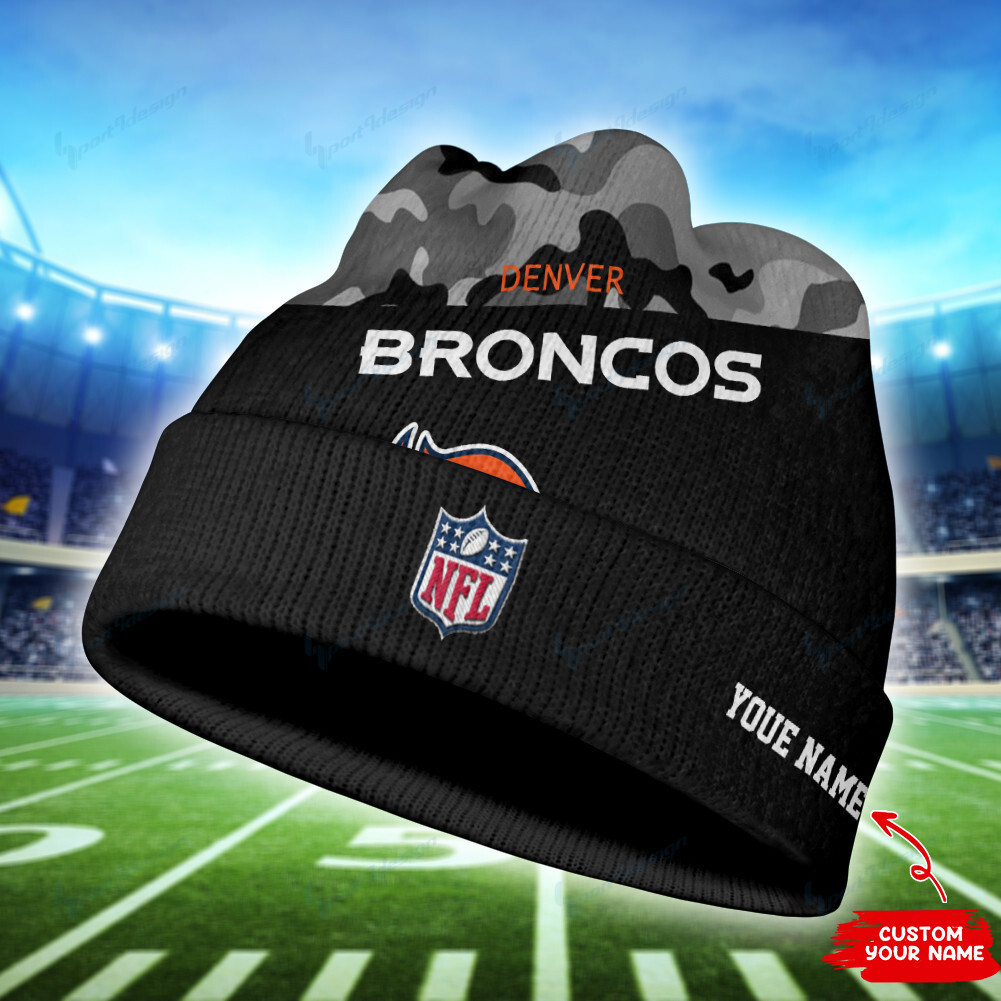 denver broncos personalized wool beanie 78 qxlfx
