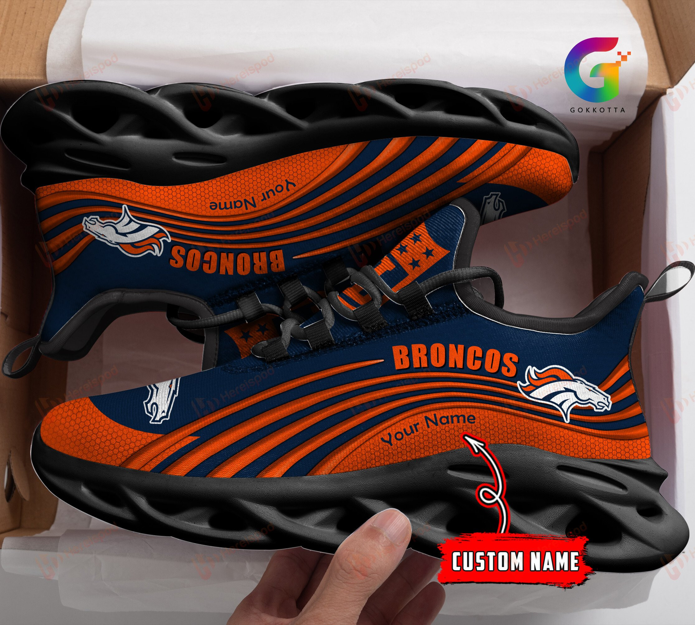 denver broncos personalized yezy running sneakers 169 relvo