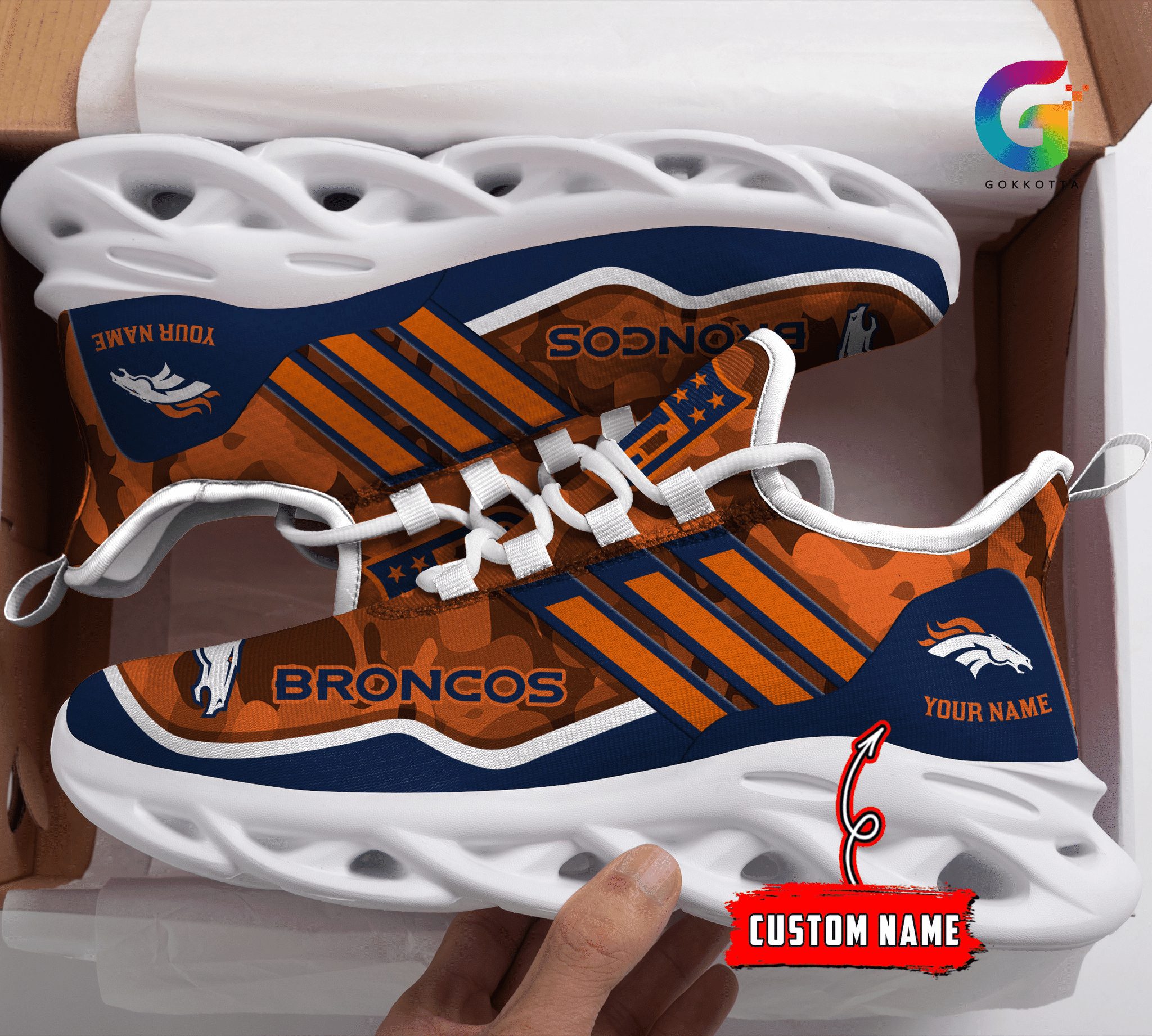 denver broncos personalized yezy running sneakers bg323 6g2fm