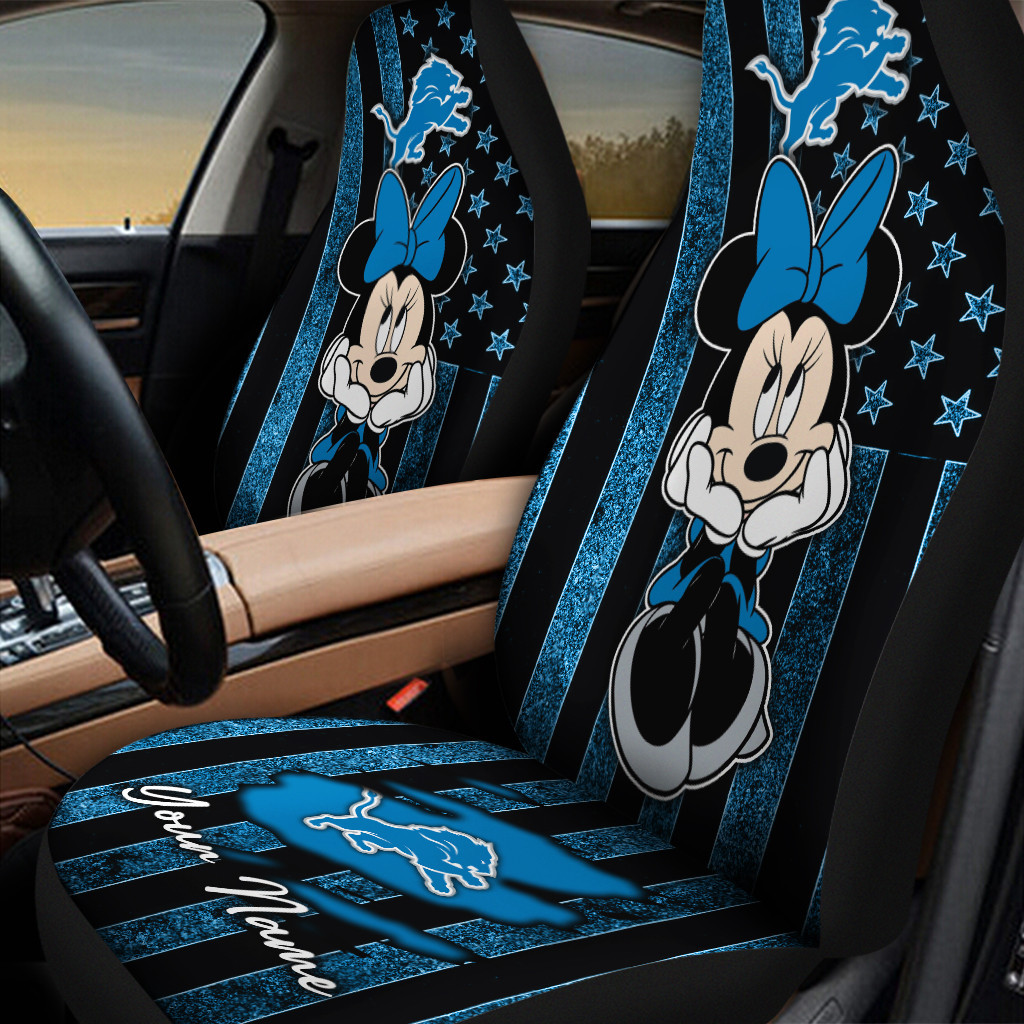 detroit lions personalized car seat covers bg409 tjm6v