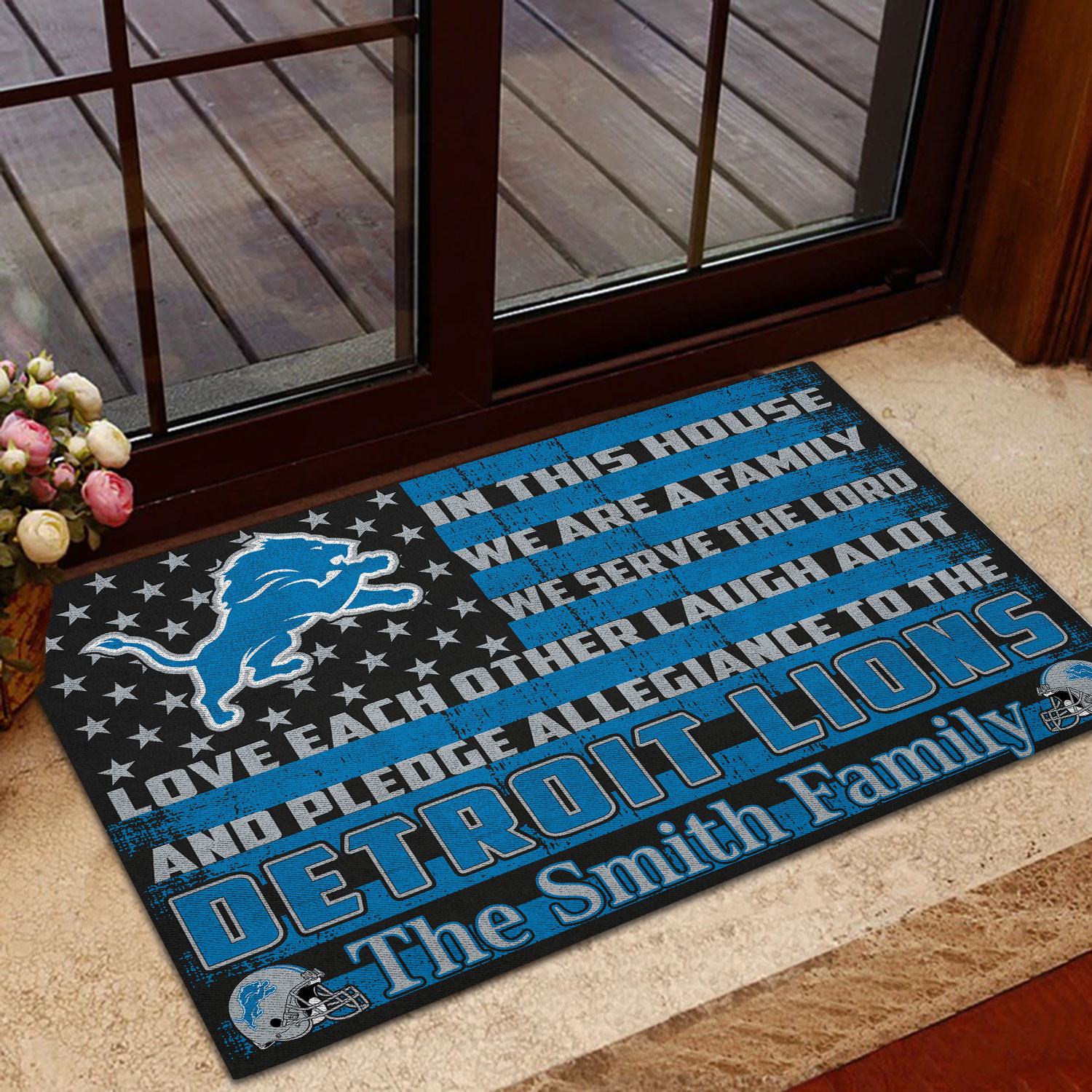 detroit lions personalized doormat bg294 scjvn