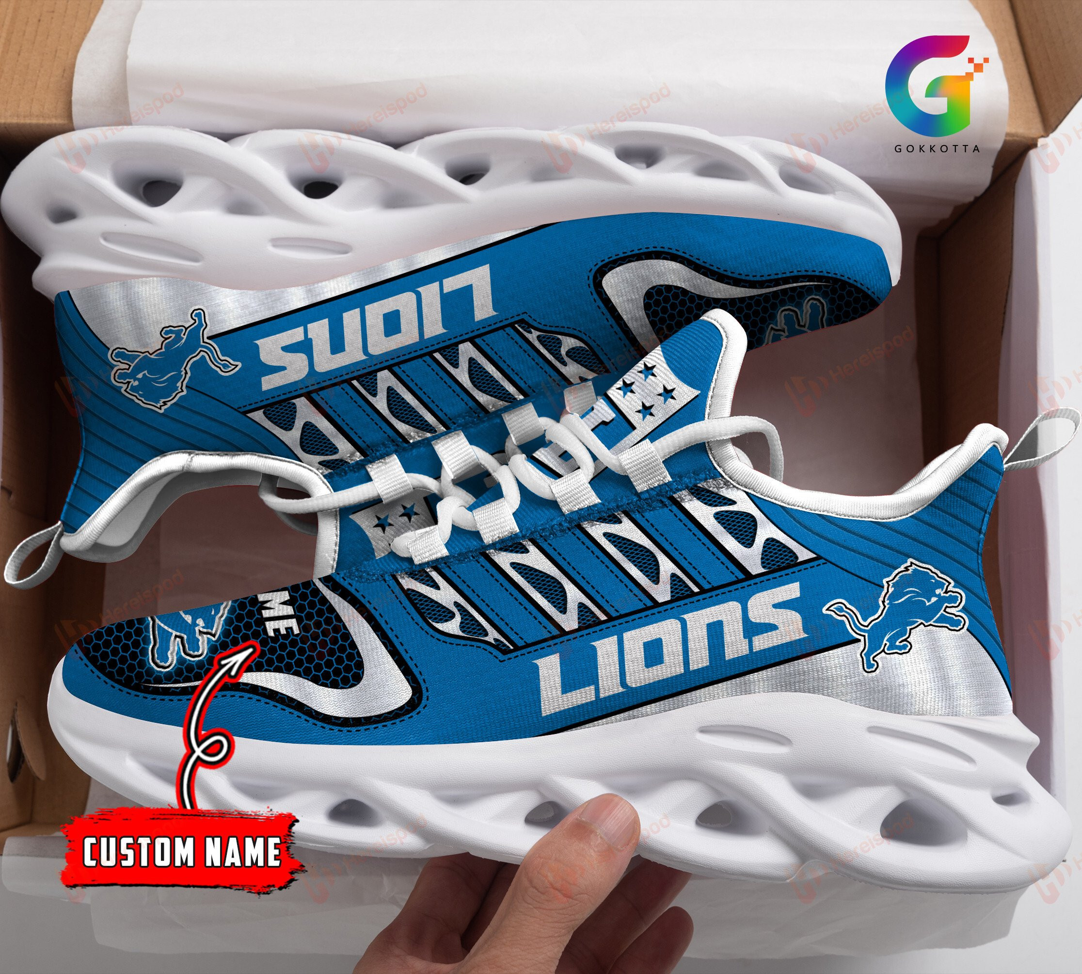 detroit lions personalized yezy running sneakers 229 2ckae