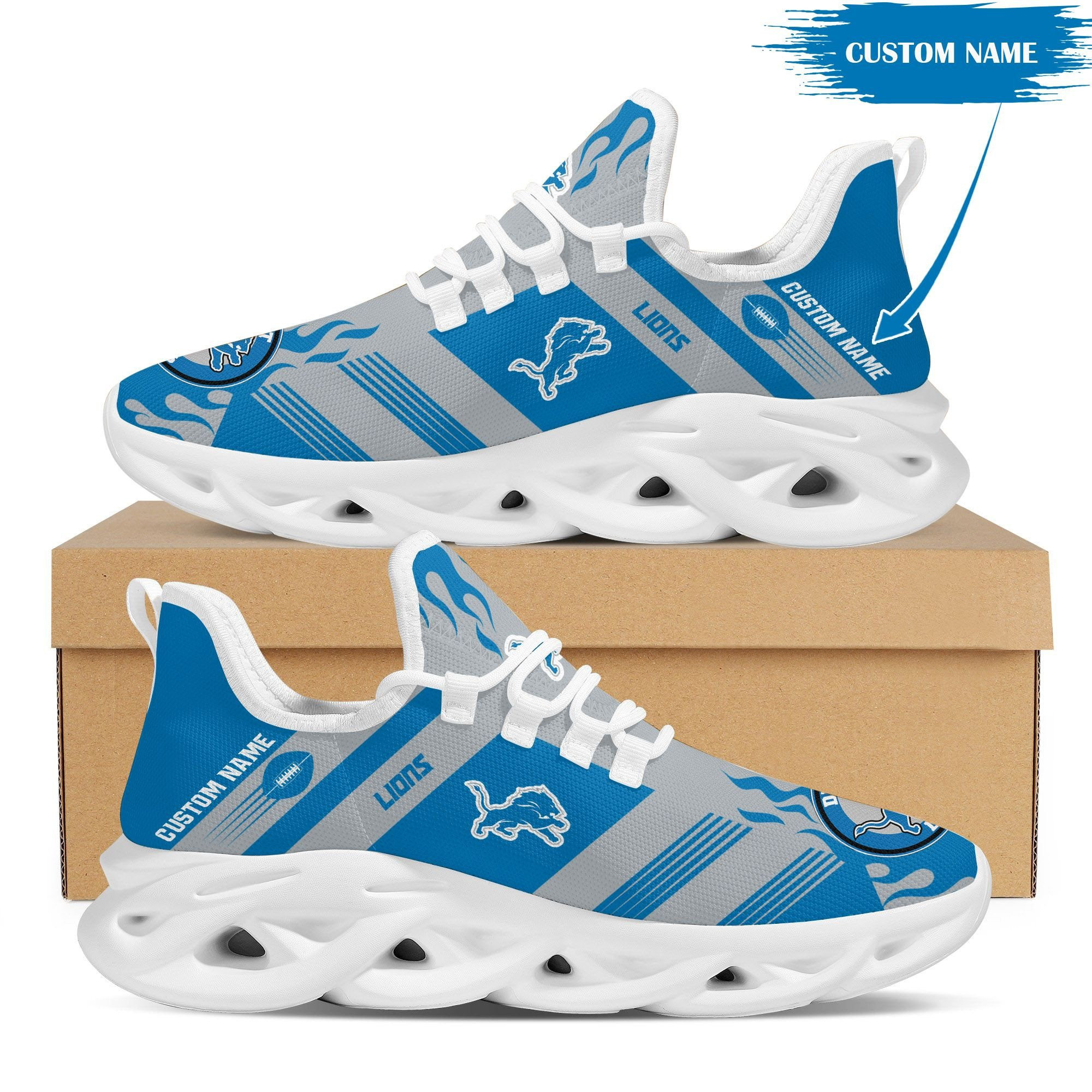 detroit lions personalized yezy running sneakers bb589 wgzqt
