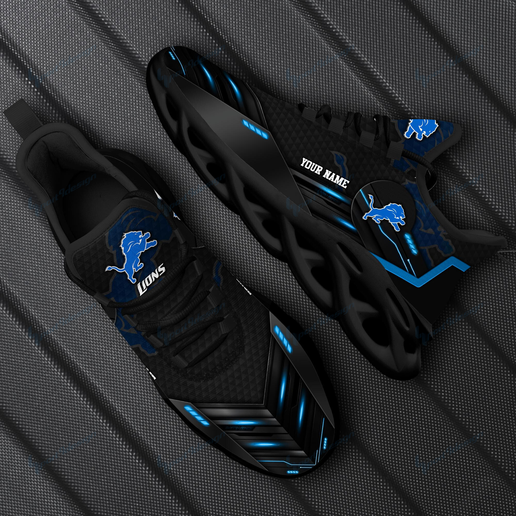 detroit lions personalized yezy running sneakers spd235 feq8c