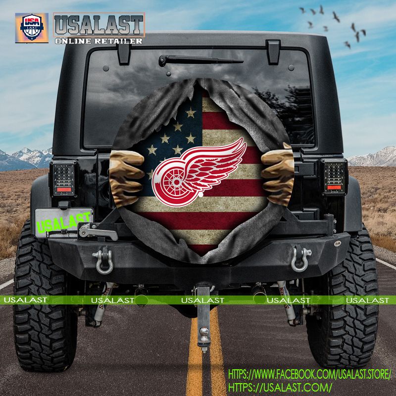 detroit red wings spare tire cover 1 lRvkr