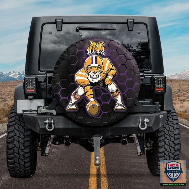 gAKXAiNU BDT270522 01xxxLSU Tigers NCAA Mascot Spare Tire Cover