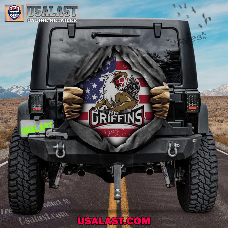 grand rapids griffins ahl american flag spare tire cover 1 EW5GA