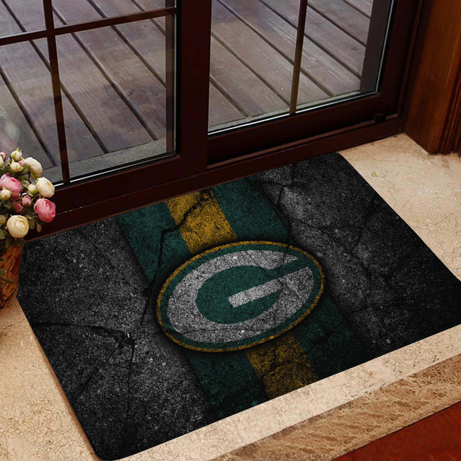 green bay packers doormat bg190 vubzm