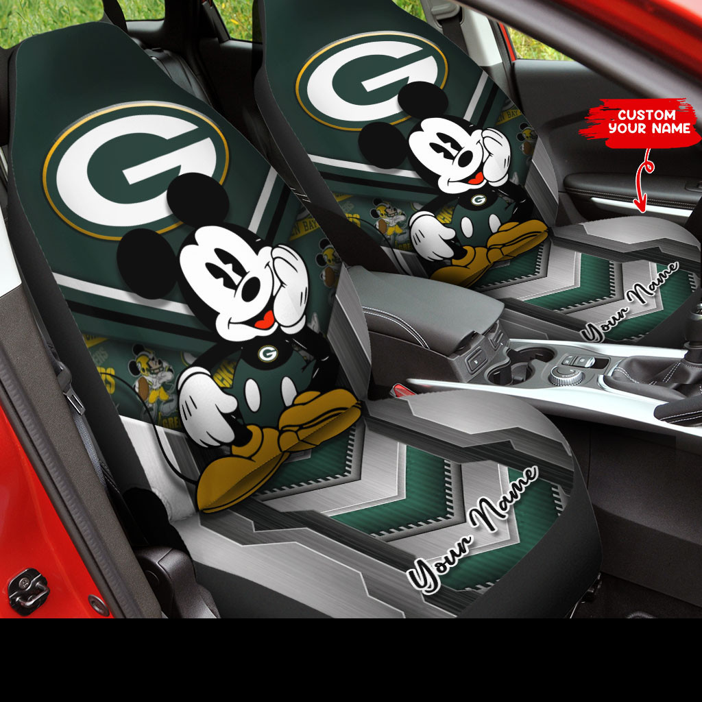 green bay packers personalized car seat covers bg236 fpyht